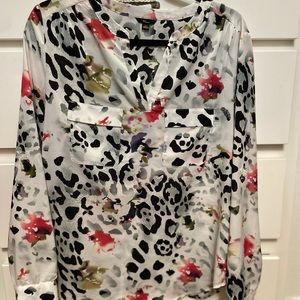 Chiffon type wild/zebra/cheetah blouse